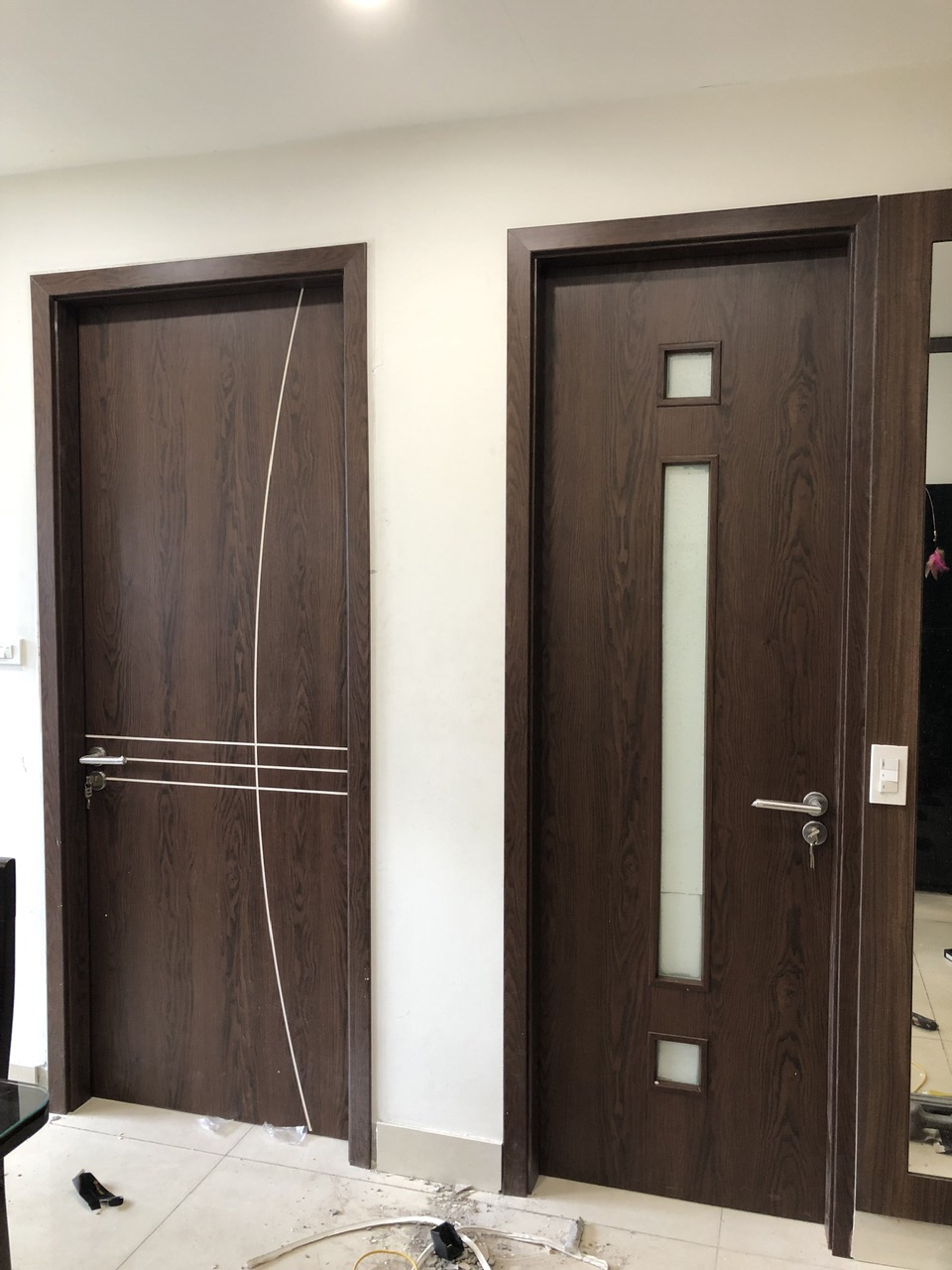 Của gỗ Composite Austdoor LA108 - Lineart