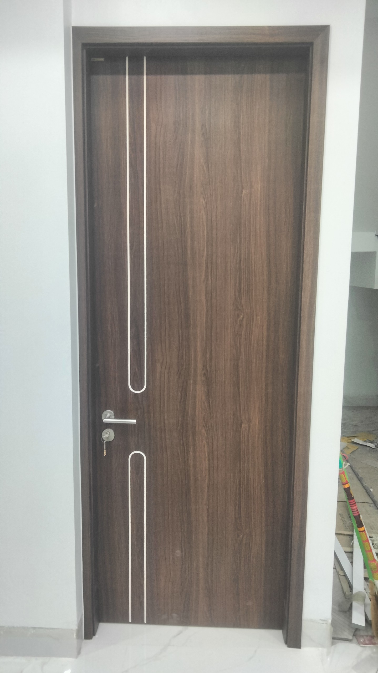 Của gỗ Composite Austdoor LA104 - Lineart