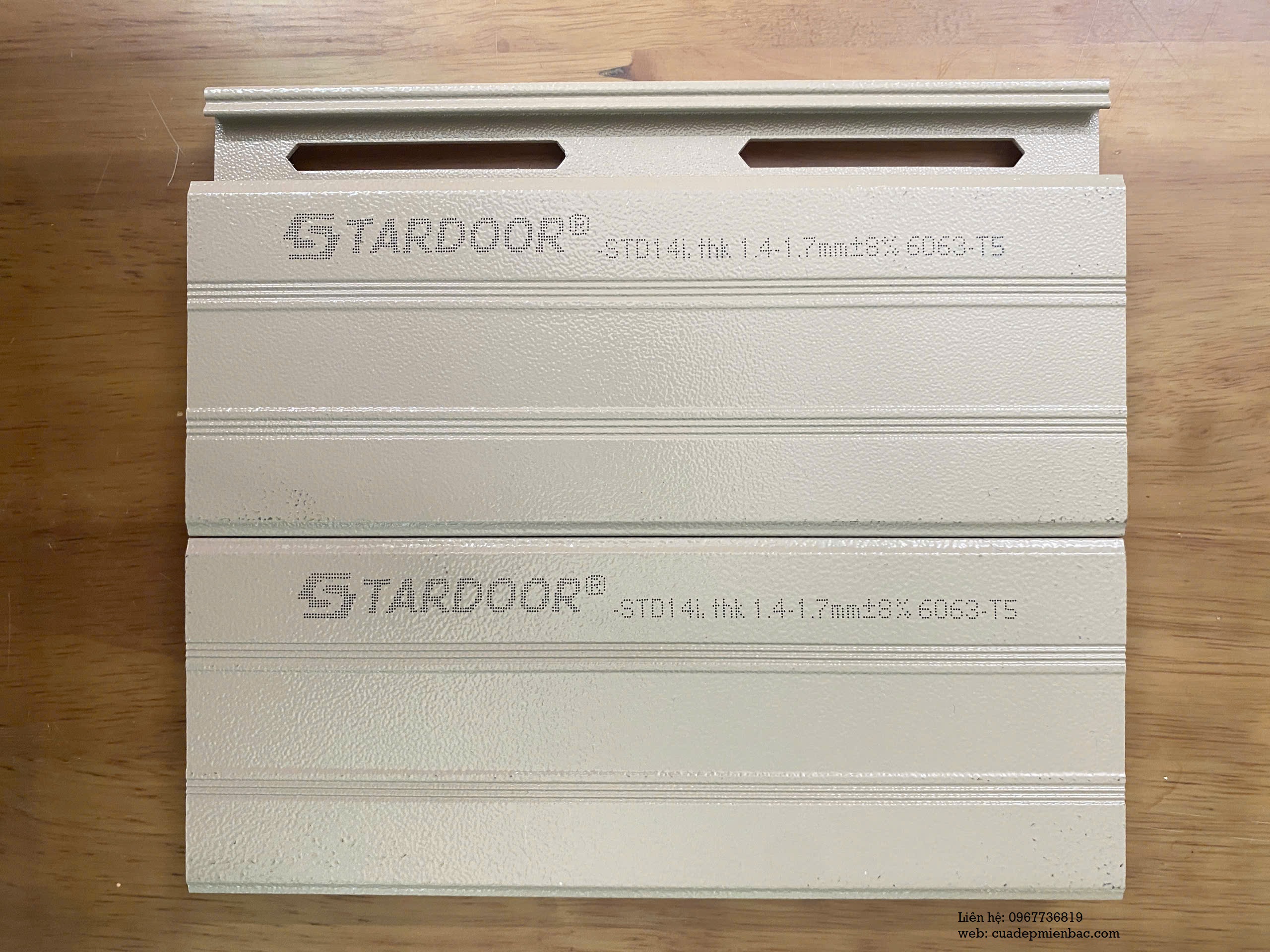 Cửa cuốn khe thoáng Stardoor STD14i | NAN DÀY ĐẾN 1.7MM