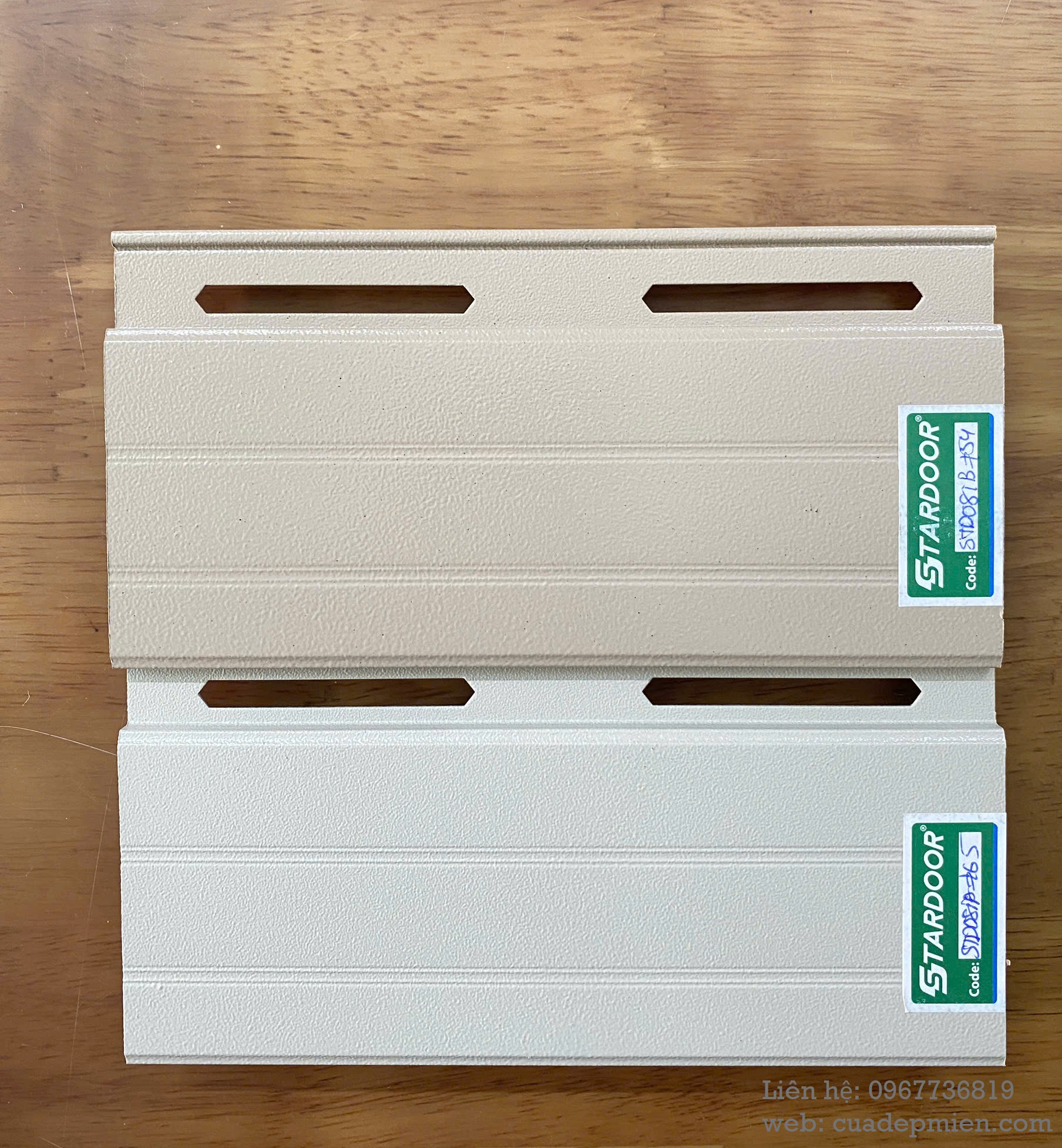 Cửa cuốn khe thoáng Stardoor STD08i | NAN DÀY 0.9 - 1.1 MM