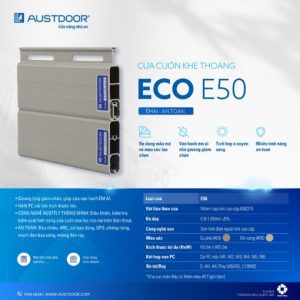 Cửa Cuốn Austdoor Khe Thoáng E50i