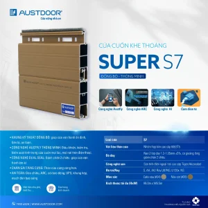 Cửa Cuốn Austdoor Khe Thoáng S7