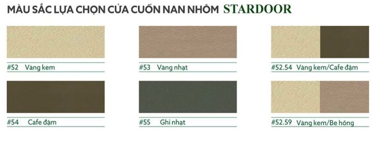 Cửa cuốn khe thoáng Stardoor STD12i | NAN DÀY ĐẾN 1.5MM